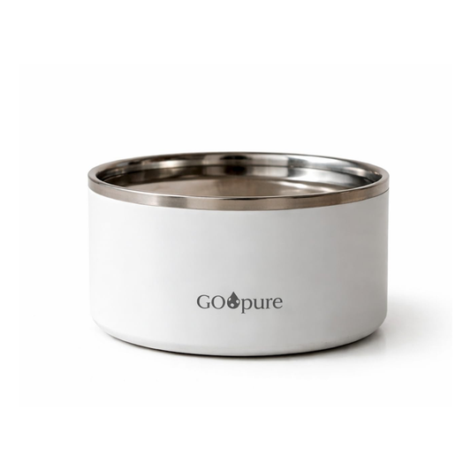 Ceramic Pet Bowl - Cream
