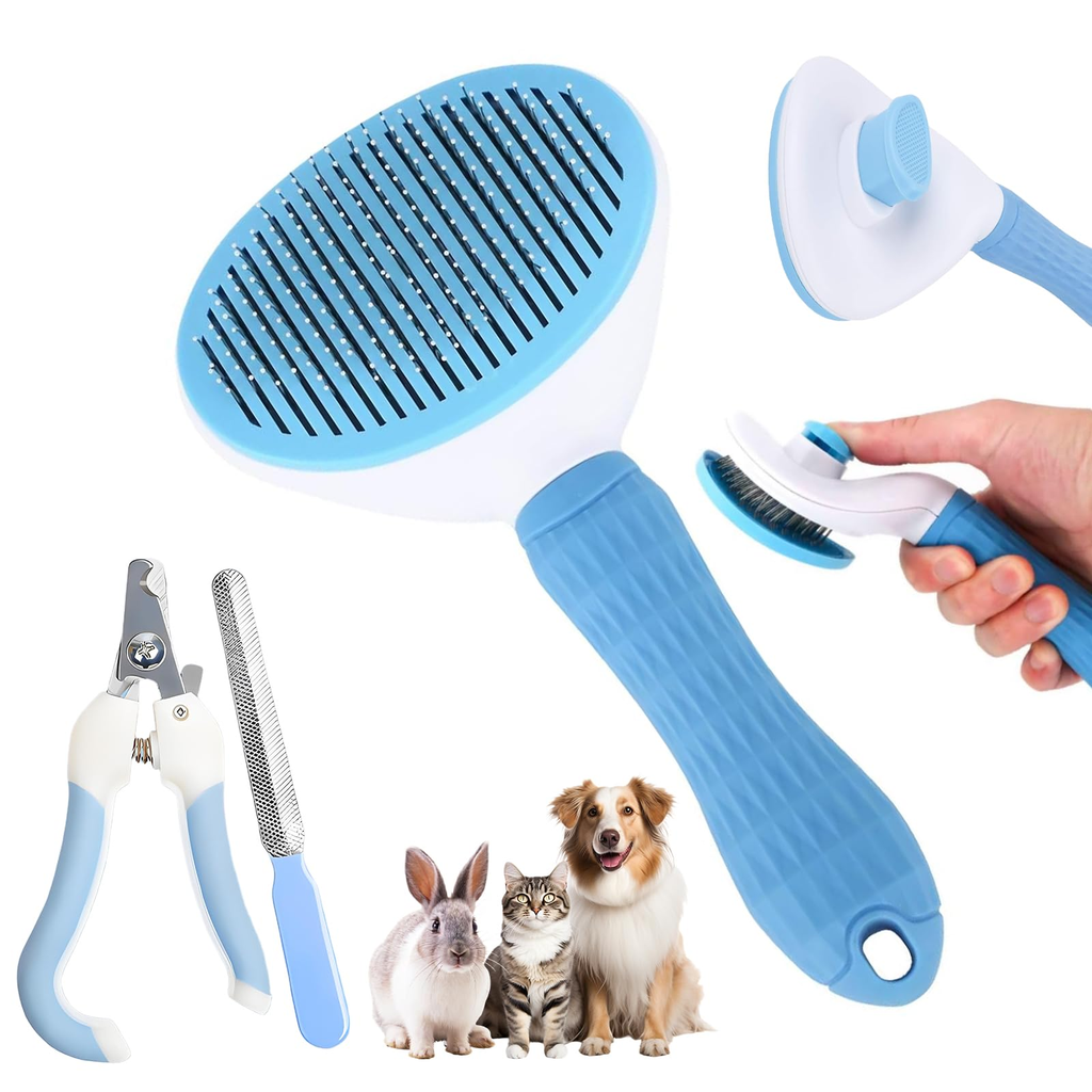Franco Pet Care Assorted Pet Brush Gray