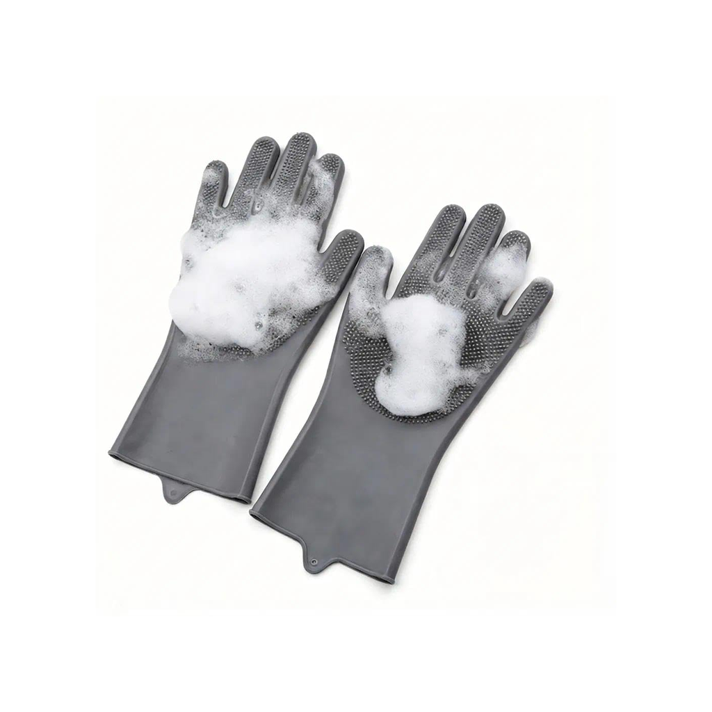 Pet Grooming Glove - Gray