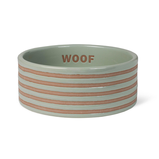 Ceramic Pet Bowl - Sage