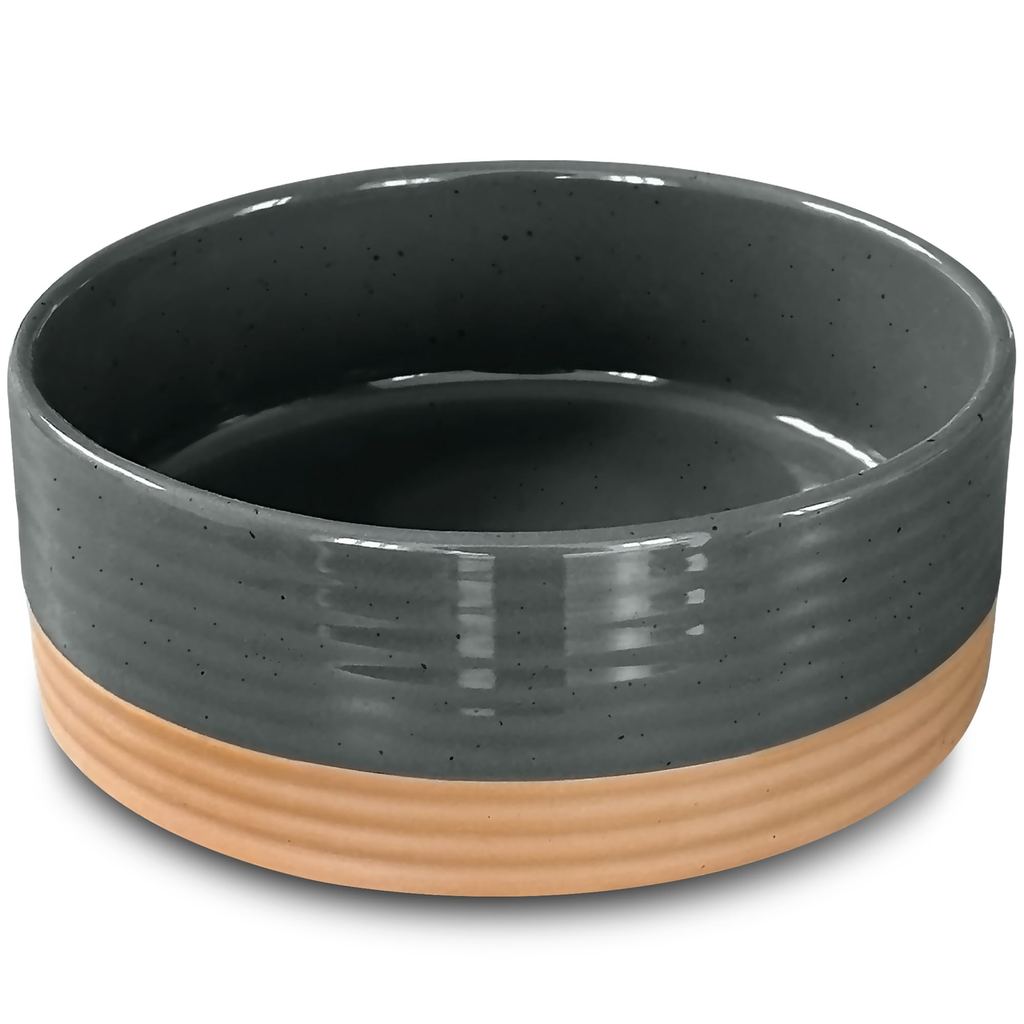 Ceramic Pet Bowl - Charcoal