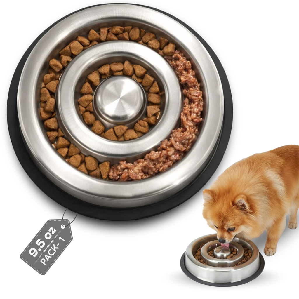 Slow-feed Dog Bowl - Spiral